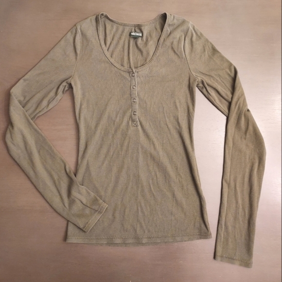 Long Sleeve Olive Green Shirt | wild fable | Small - Picture 1 of 2